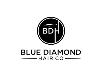 Blue Diamond Hair Co logo design by Walv