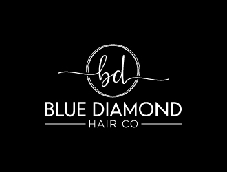 Blue Diamond Hair Co logo design by Creativeminds