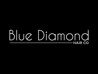 Blue Diamond Hair Co logo design by qqdesigns
