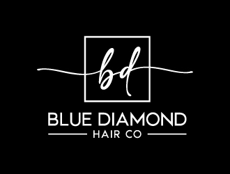 Blue Diamond Hair Co logo design by cybil