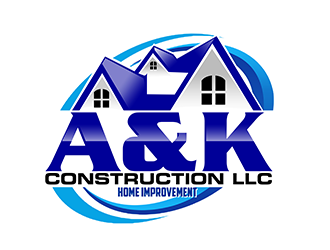 A&K Construction LLC logo design by 3Dlogos