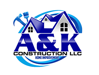 A&K Construction LLC logo design by 3Dlogos