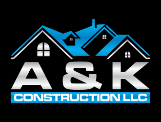 A&K Construction LLC logo design by cahyobragas