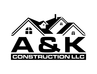 A&K Construction LLC logo design by cahyobragas