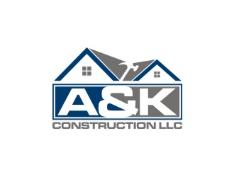 A&K Construction LLC logo design by josephira