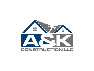 A&K Construction LLC logo design by josephira