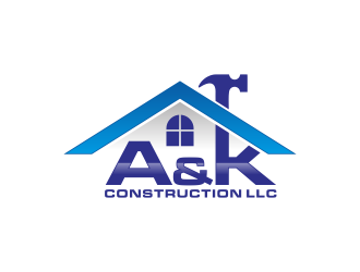 A&K Construction LLC logo design by FirmanGibran
