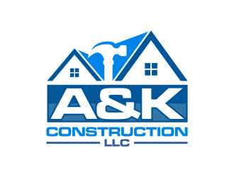 A&K Construction LLC logo design by Humhum