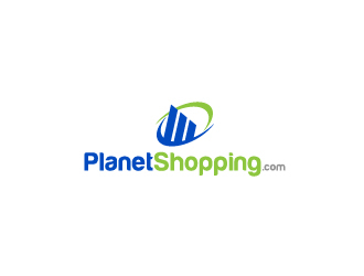 PlanetShopping.com logo design by my!dea