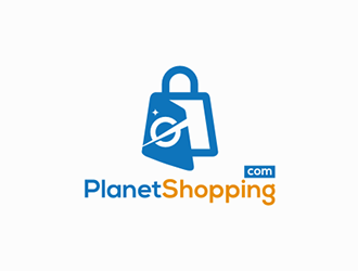 PlanetShopping.com logo design by DuckOn