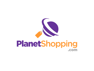 PlanetShopping.com logo design by M J