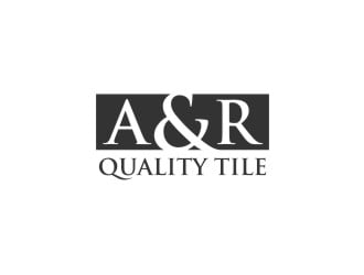 A&R Quality Tile  logo design by bombers