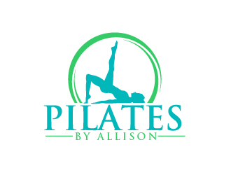 Pilates by Allison logo design by ElonStark