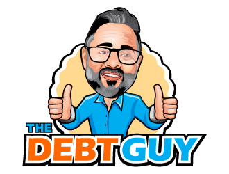 The Debt Guy logo design by Sandip