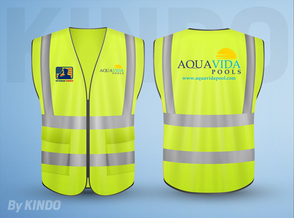 AquaVida Pools logo design by Kindo
