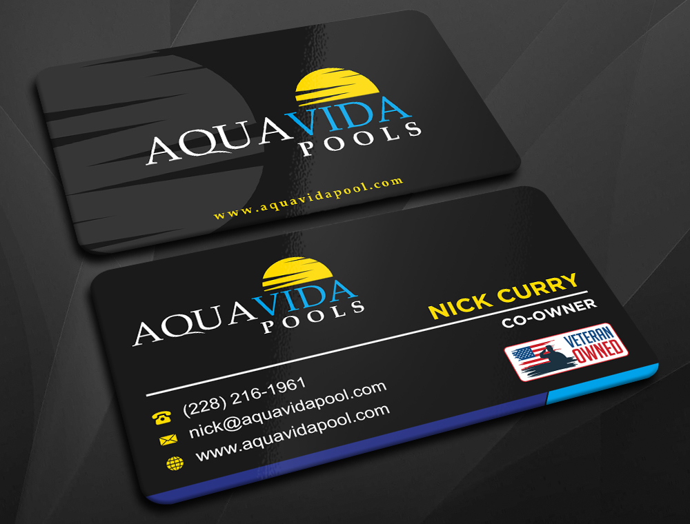 AquaVida Pools logo design by imagine
