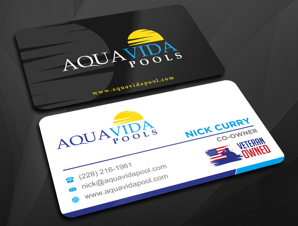AquaVida Pools logo design by imagine