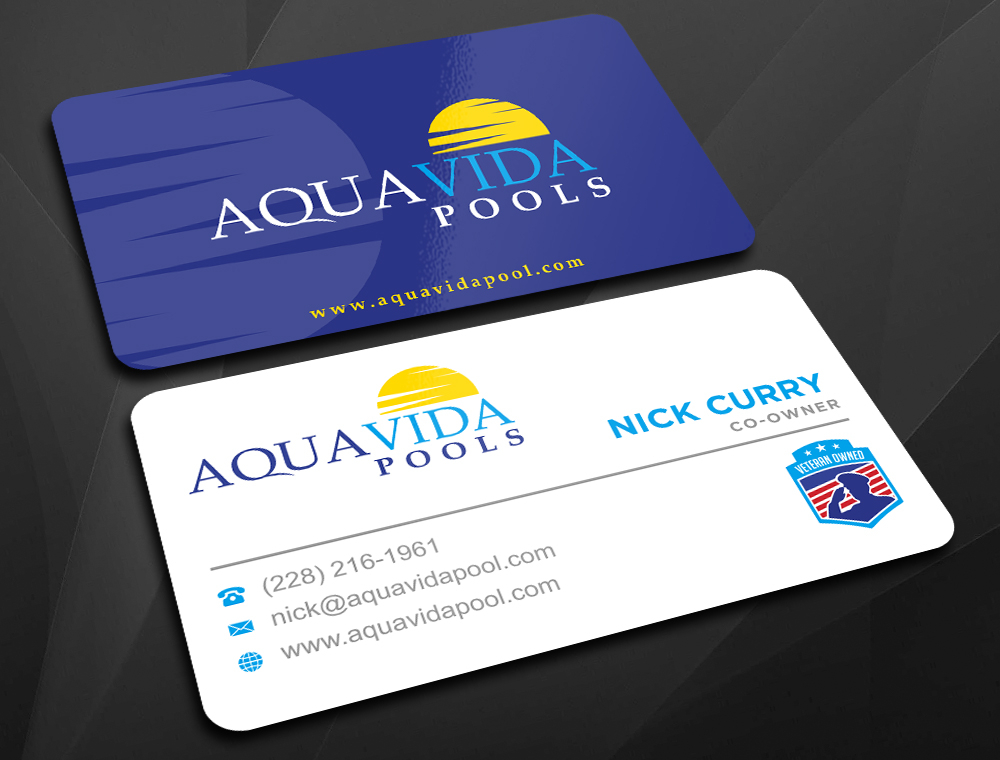 AquaVida Pools logo design by imagine