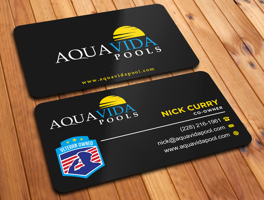 AquaVida Pools logo design by imagine