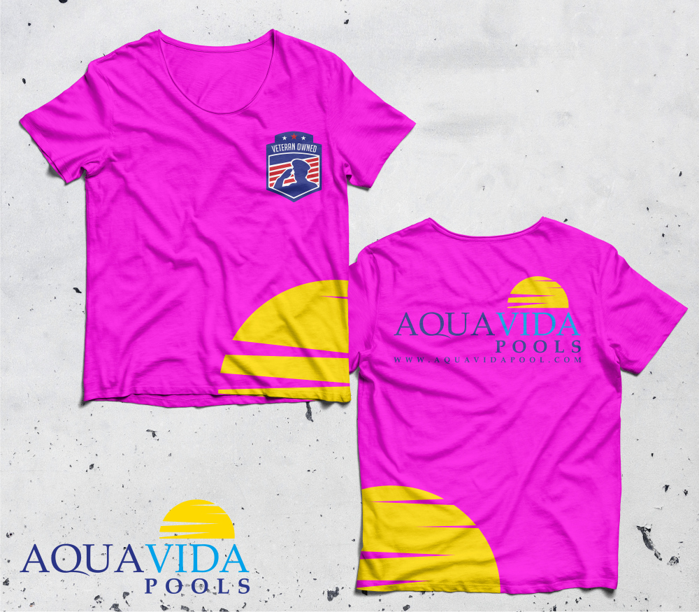 AquaVida Pools logo design by imagine