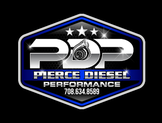 PDP, Pierce Diesel Performance logo design by MarkindDesign