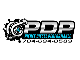 PDP, Pierce Diesel Performance logo design by kunejo