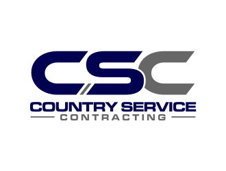 Country Service Contracting logo design by done