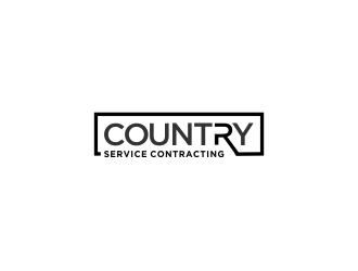 Country Service Contracting logo design by MUNAROH