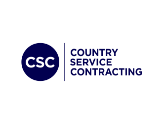 Country Service Contracting logo design by done