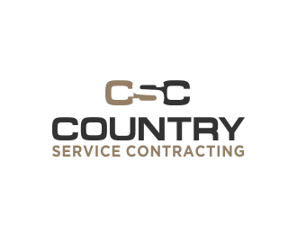 Country Service Contracting logo design by MUNAROH