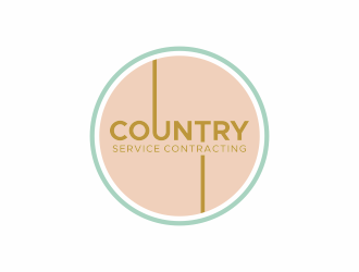 Country Service Contracting logo design by menanagan