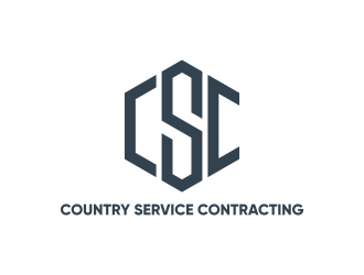 Country Service Contracting logo design by ekitessar