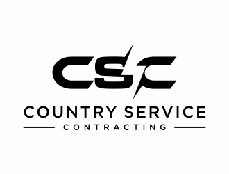 Country Service Contracting logo design by christabel