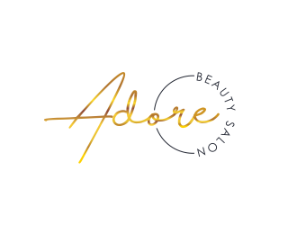 Adore Beauty Salon logo design by GassPoll