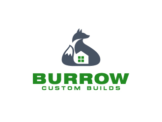 Burrow Custom Builds logo design by josephope