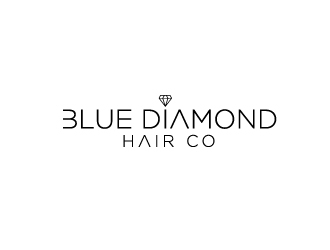 Blue Diamond Hair Co logo design by my!dea