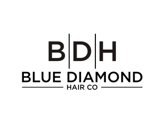 Blue Diamond Hair Co logo design by rief
