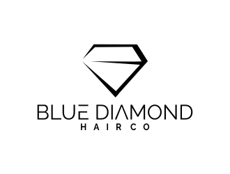 Blue Diamond Hair Co logo design by lj.creative