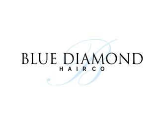 Blue Diamond Hair Co logo design by lj.creative