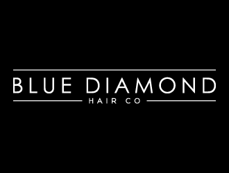 Blue Diamond Hair Co logo design by denfransko
