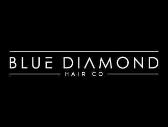 Blue Diamond Hair Co logo design by denfransko