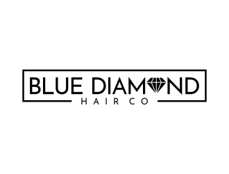 Blue Diamond Hair Co logo design by Panara