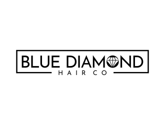 Blue Diamond Hair Co logo design by Panara