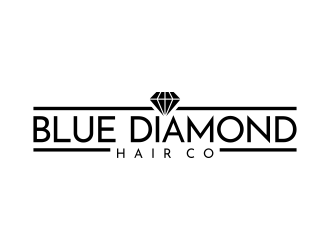 Blue Diamond Hair Co logo design by Panara