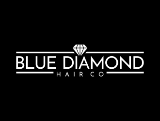 Blue Diamond Hair Co logo design by Panara