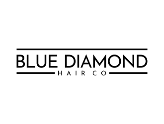 Blue Diamond Hair Co logo design by Panara