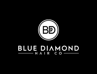 Blue Diamond Hair Co logo design by MarkindDesign
