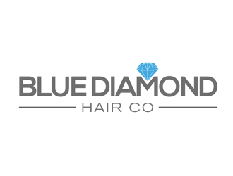Blue Diamond Hair Co logo design by kunejo