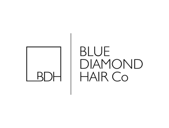 Blue Diamond Hair Co logo design by yunda