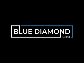 Blue Diamond Hair Co logo design by falah 7097